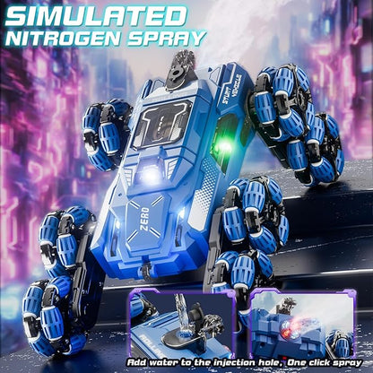 Cool 8 Wheel Gesture Control RC Stunt Car  Birthday Toys Gifts for 6 7 8-12 13 14 Year Old Boys  2.4Ghz Hand controlled Remote Control Transform Drift Cars  Double Sided Climbing with Light &amp M
