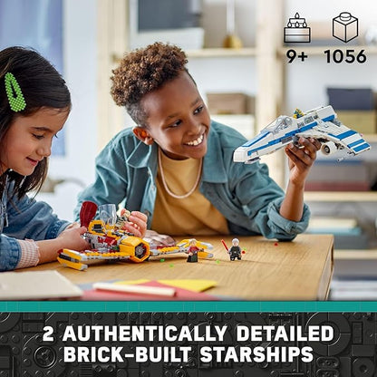 Lego Star Wars: Ahsoka New Republic E-Wing vs. Shin Hati’s Starfighter 75364 Star Wars Playset Based on The Ahsoka TV Series Show Inspired Building Toy for Ahsoka Fans Featuring 5 Star Wars Figures