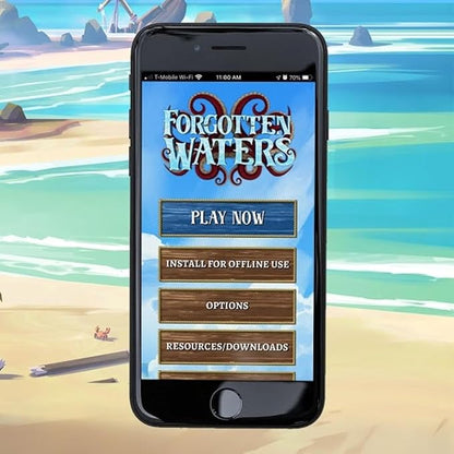 Forgotten Waters Board Game - Embark on a Hilarious Pirate Adventure in a World of High Seas Hijinks! Cooperative Strategy Game Ages 14+ 3-7 Players 2-4 Hour Playtime Made by Plaid Hat Games