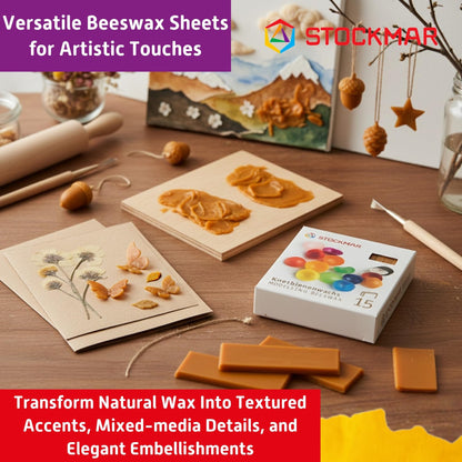Stockmar Modeling Beeswax - Natural 15 Pack
