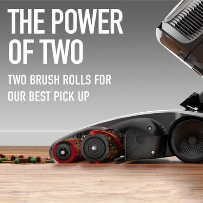 Hoover WindTunnel All-Terrain Dual Brush Roll Bagless Vacuum Cleaner, Corded Upright Vacuum, HEPA Media Filtration, Headlights, Swivel Steering, Corded Vacuum Cleaners for Home Use