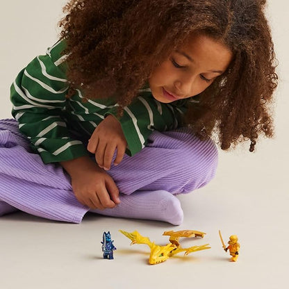 LEGO NINJAGO Arin’s Rising Dragon Strike Toy Ninja Action Figure Playset with Arin Minifigure Building Ninja Battle Toy Set for Kids Gift Idea for Boys and Girls Aged 6 Years Old and Up 71803