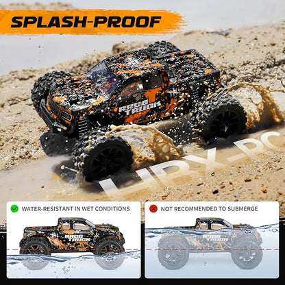 HAIBOXING 1:18 Scale RC Monster Truck 18859 36km/h Speed 4X4 Off Road Remote Control CarsWaterproof Electric Powered RC Cars All Terrain Toys Vehicles with 2 Batteries Xmas Gifts for Kid and Adults