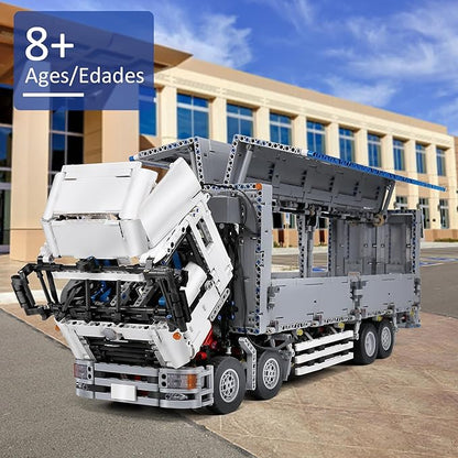Mould King 13139 Engineering Truck Toy Building Sets Designed by Madoca1977 Large MOC RC Clamping Blocks Construction Set Remote Controlled Wing Body Truck Car with 8 Engines Kit 4166 Pieces