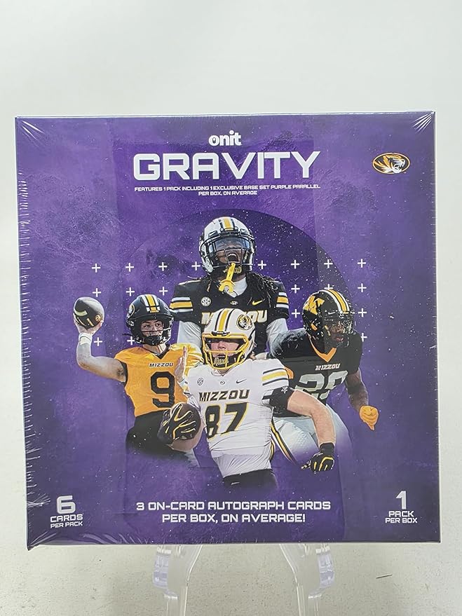 2025 Onit Gravity College Football Card Breaker Edition Box (Missouri Tigers)