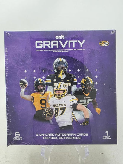 2025 Onit Gravity College Football Card Breaker Edition Box (Missouri Tigers)