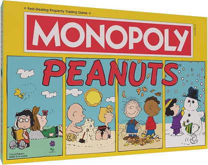 Monopoly Peanuts Board Game Play as Snoopy on Sled Baseball Cap Kite Eating Tree &amp More Officially Licensed and Collectible Monopoly Game Based On The Famous Comic Strip Peanuts