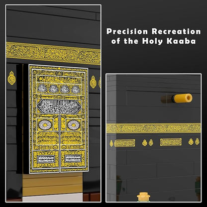 Kaaba Building Set Mecca Great Mosque Architecture Model Kit 446Pcs Islamic Gift for Ramadan Eid &amp Hajj Creative Building Blocks for Home &amp Office Display