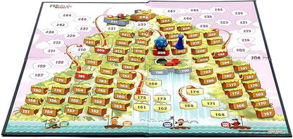 Addition Game - Fun Math Board Game for 7-9 Year Olds Easy Start STEM Toy with Addition of 2 &amp 3 Digit Numbers (Moutain Raiders)