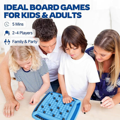 Magnet Game Magnetic Game for Kids and Adults Table Top Board Game for Kids 8-12 Magnet Chess Game 40Pcs for Family Games Night 2-4 Players