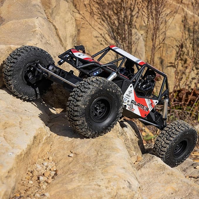 Axial RC Crawler 1/8 AXP8 Gilamon 2.2 4X4 RTR Brushed Trail Buggy Red (Battery and Charger Not Included) AXI-1207T2