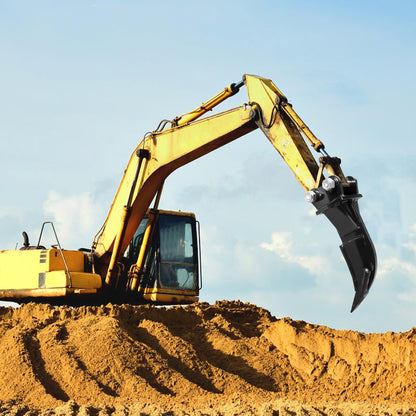 NULTRUMA Mini Excavator Ripper Attachment, Single Hook Backhoe Scarifier for 1-1.5 Ton Excavators | 90mm (3.54") Span | 25mm (0.98") Hole | 88mm (3.46") Center Wheelbase | Includes Pins