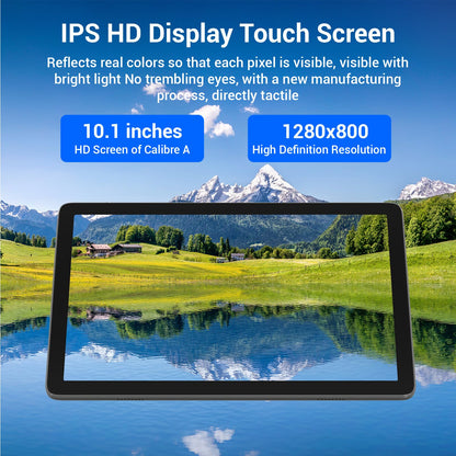 10.1 inch Industrial Embedded Panel PC, Win 11 Computer with 10 Points Touchscreen Tablet, Celeron N5095 8GB RAM/128GB ROM, Dual HDMI 2.0 WiFi 5 Bluetooth 5.0 for Office/Automation/Kiosk/Bar/Warehouse