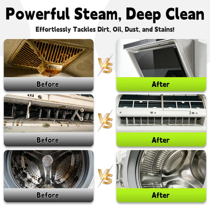 2200W High Pressure Steam Cleaner, Portable Steamer for Cleaning, 5 Cleaning Modes, 30s Fast Heating, 120V, Multi-Purpose Steam Cleaner for Home, HVAC, Grout, Car Detailing, Floor, Upholstery