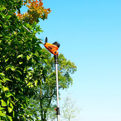 GARCARE Electric Hedge Trimmers, Corded 4.8A Pole Hedge Trimmer with 18 inch Laser Cut Blade
