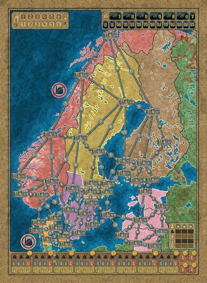 Rio Grande Games Power Grid Expansion Strategy Board Game Northern Europe UK Ireland Recharged