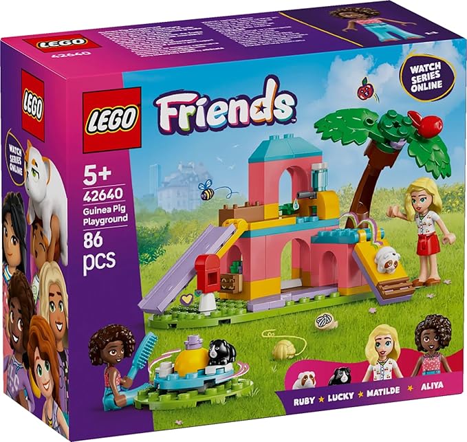Lego 42640 Friends Guinea Pig Playground Toy Birthday Gift Blocks Educational Girls Boys Children 5 Years 6 Years 7 8 Years Old Pretend Play Play
