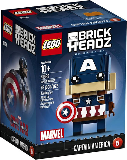 LEGO BrickHeadz Captain America 41589 Building Kit