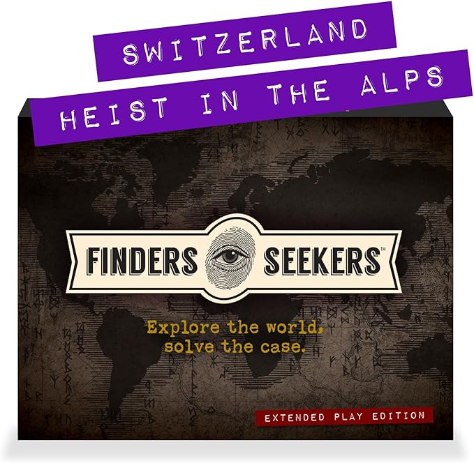 Mystery Game | Switzerland: Heist in The Alps – Be a Detective and Investigate an Unsolved Case Escape Room Puzzles for Date Night Game Night or Solo.