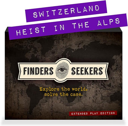 Mystery Game | Switzerland: Heist in The Alps – Be a Detective and Investigate an Unsolved Case Escape Room Puzzles for Date Night Game Night or Solo.
