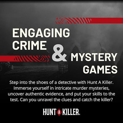 Hunt A Killer: Camp Calamity - Solve a Murder at a Summer Camp Interactive Unsolved Mysteries Game Mystery Box for Game Night Murder Mysteries Card Puzzle and Board Games for Ages 14+