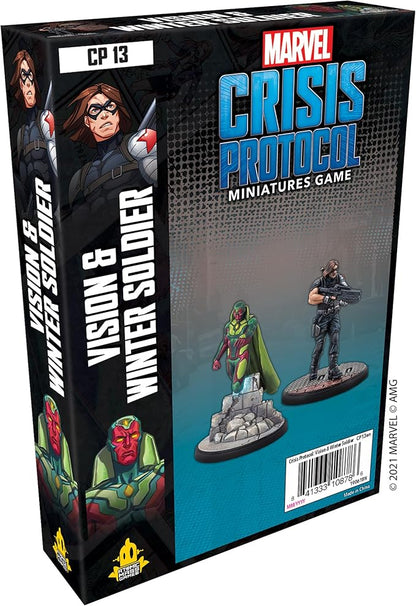 Marvel: Crisis Protocol Vision and Winter Soldier CHARACTER PACK - Heroes of Ever-Shifting Fortunes Tabletop Superhero Game Ages 14+ 2 Players 90 Minute Playtime Made by Atomic Mass Games