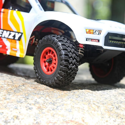 1:12 4WD Brushless RC Truck for Adults 4x4 Offroad Waterproof Monster Trucks Electric Powered High Speed Remote Control Cars Fast Extreme All Terrain RC Truggy with Double 3S Battery