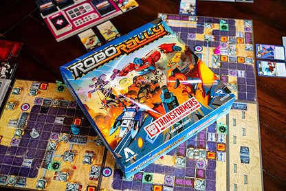 Renegade Game Studios Robo Rally Transformers Racing Board Game - 2-4 Players Ages 14+ Strategic Gameplay