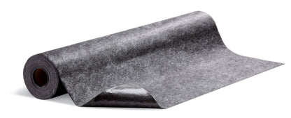 PIG Grippy Floor Mat | Industrial Entrance Mat with Adhesive Backing | 4' x 50' Mat Runner | Gray | GRP48201-GY