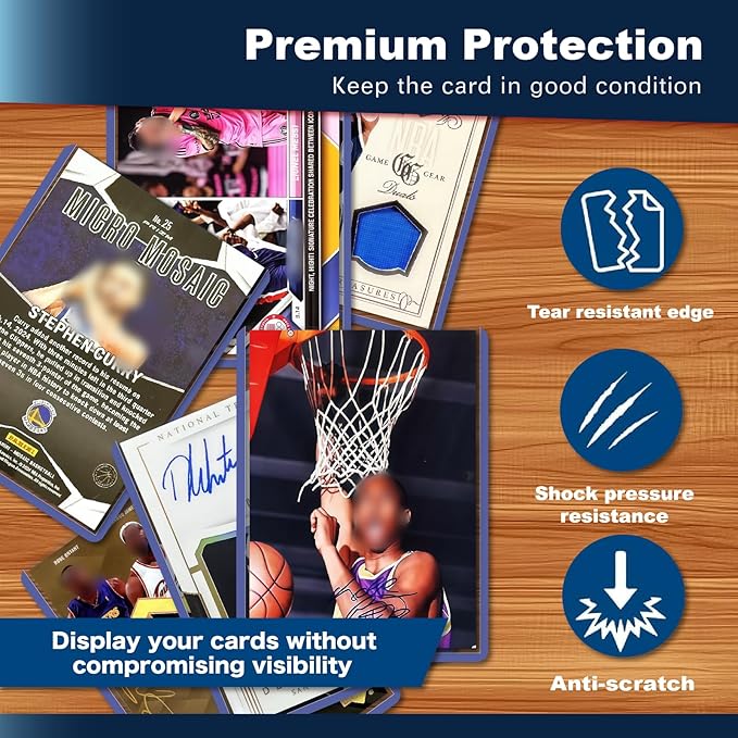 400 Hard Card Sleeves Card Toploaders for Protection for Baseball Football Premium Top Loaders for Cards Ensuring Safety (400 Hard Sleeves)