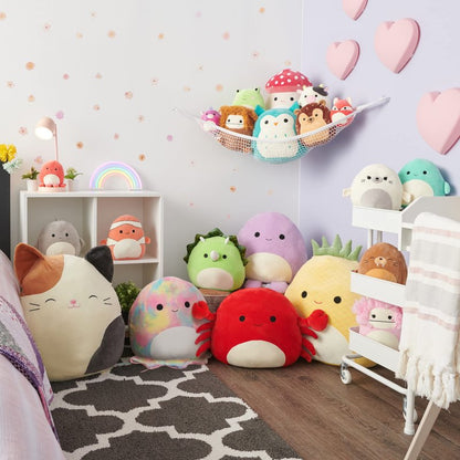 Squishmallows Original 14in Rusty The Grey Rat with Heart Headband and Bowtie – Official Jazwares Plush (Large)