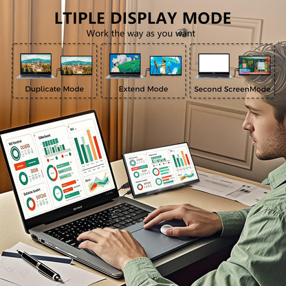 HAMTYSAN 10.1 Inch Raspberry Pi Screen 1024x600 HDMI Monitor IPS Screen Display Secondary Monitor Extend Monitor for Raspberry Pi 5/4/3/2/Zero/B/B+ Win11/10/8/7, (Non-Touch), Driver Free