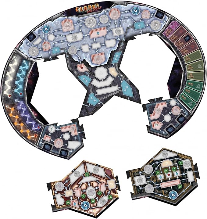 Renegade Game Studios - Clank ! Dans l’Espace ! Extension Cyber Station 11 - Jeu de Deck Building Exploration et Prise de Risque - 2 à 4 joueurs - 12+