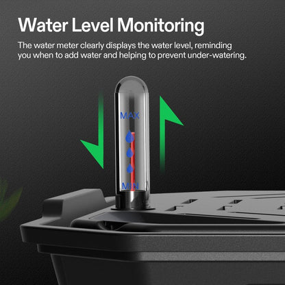 VIVOSUN 4-Pack FlexFeed Self-Watering Pots, Auto Irrigation Fabric Pot Base with Water Meter & Maintenance Window, for Use Indoors/Outdoors in Grow Tents, Greenhouses, Gardens