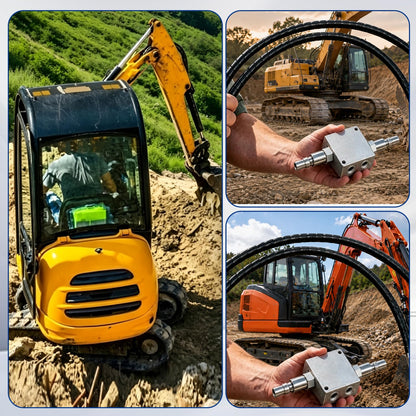 New Mini Excavator Cushion Valve Kit Fit for Any mini Excavator or Machine with a 1/4” Hydraulic Hose and an M14x1.5 Threaded Hydraulic Hose end.