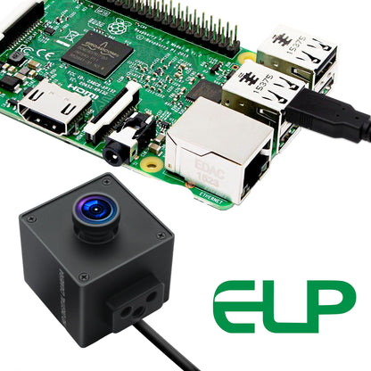 ELP Global Shutter USB Wide Angle Webcam for Computer 1080P 90fps Lightburn Camera for Laser Engraver USB2.0 PC High Frame Security Camera for Raspberry Pi (110 Low Distortion Lens)