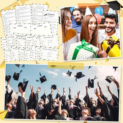 Graduation Friendly Feud Game with 2 Answer Buzzers Grad Feud Cards for Family Game Night Fun Trivia Quiz for Class Party Groups Clubs Team Building