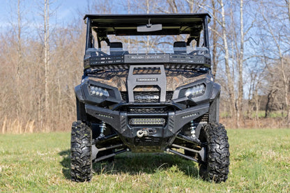 Rough Country Winch Mount with RS6500S Winch for Honda Pioneer 1000/1000-5 - Bolt-on Mounting Plate with 6500 LB Synthetic Rope Winch