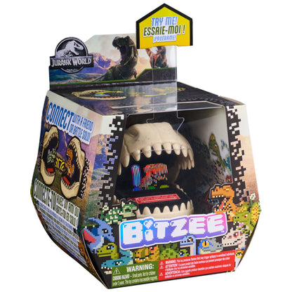 BITZEE, Jurassic World Interactive Dinosaur Toy with 25 Dinosaurs Inside, Reacts to Touch, Pods Connect & Interact, Digital Pet Kids Toys for Ages 5 and up