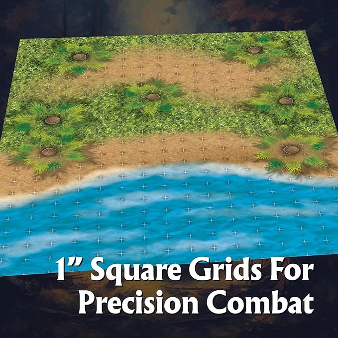 Arcknight The Uncharted Isles Roleplaying Battlemaps 16 Modular RPG Maps in 8 Double-Sided Pages 1 Square Grid Modular &amp Versatile Design for Tabletop Gaming - for Dungeons &amp Dragons &amp