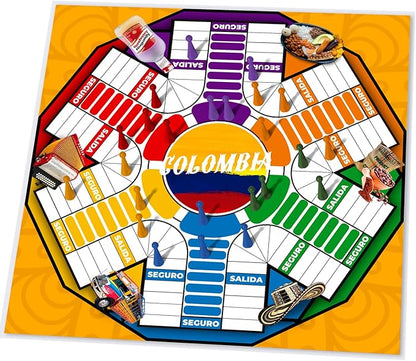 PARQUES MAGNÉTICO Colombiano para 2 a 6 Jugadores Colombian Parques Board Game Parcheesi Board Game Juegos De Mesa para Adultos Productos Colombianos Colombia
