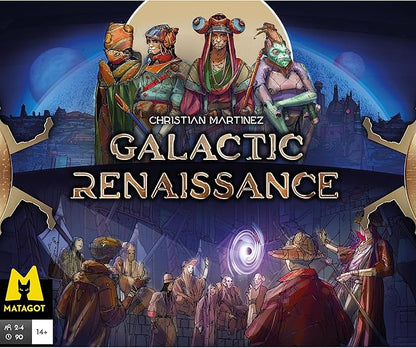 Galactic Renaissance Board Game - Immersive Sci-Fi Strategy Explore and Conquer Planets Ages 14+ 2-4 Players 90 Min Political Intrigue Space Adventure