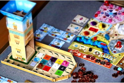 Queen Games Marrakesh Essential Edition Strategy Board Game 2-4 Players Adults Teens Ages 14+