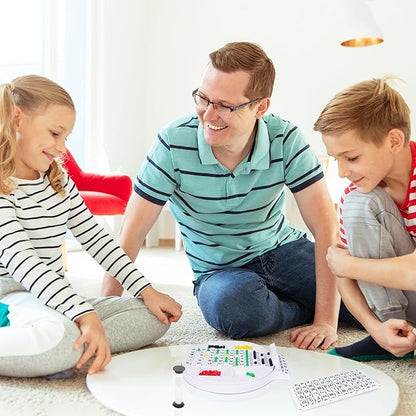 – Wordle-Inspired Word Game Board for Adults Families &amp Couples | 2-Player Word Puzzle Board Game Educational Vocabulary Challenge Fun for Family Game Night