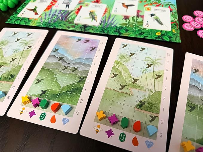Stonemaier Games: Wingspan Americas Expansion by Elizabeth Hargrave | Add to Wingspan | Includes Small Hummingbird Cards with New Mechanism 111 Unique New Colorful Birds &amp More | 1-5 Players 90
