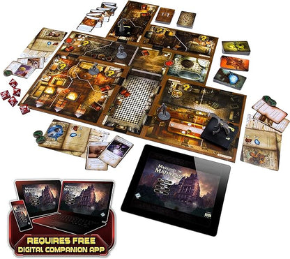 Asmodee Mansions of Madness Board Game (2nd Edition) - Dive into Lovecraftian Horror and Mystery with Cooperative Gameplay! Ages 14+ 1-5 Players 2-3 Hour Playtime