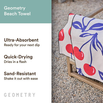 GEOMETRY Tea Towels – Mothers Day Collection – Quick-Dry, Ultra-Absorbent, Reusable Microfiber Kitchen Towels for Drying & Cleaning - Home is Mom - 1 Pack