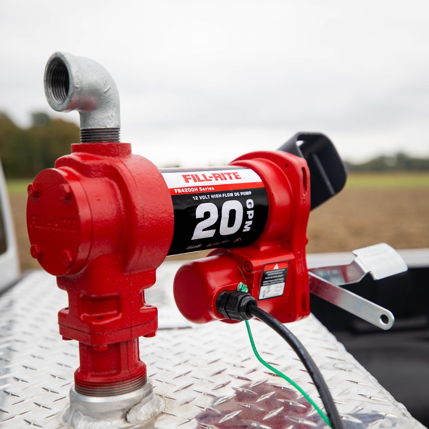 Fill-Rite FR4204H 12V 20 GPM Fuel Transfer Pump (Pump Only) | Gasoline, Diesel, Kerosene, Ethanol Blends, Methanol Blends, & Biodiesel