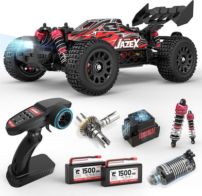 Hosim Brushless RC Buggy for Adults and Kids 60KM/H 1/14 Electric High Speed All Terrain Remote Control Car Hobby RC Trucks 4x4 Off Road RC Car Waterproof RC Vehicle for Snow/Sand/Beach Age 8+