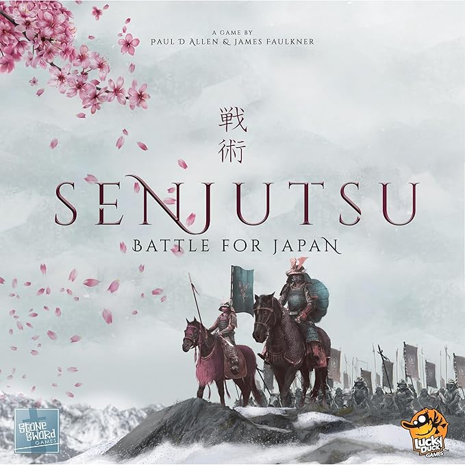 Senjutsu: Battle for Japan - Samurai Dueling Game with Miniatures and Deck Crafting Strategy Game for Kids and Adults Ages 14+ 1-4 Players 15-20 Min Playtime Made by Lucky Duck Games